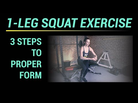 1-Leg Squat: How To (3 steps to proper form)