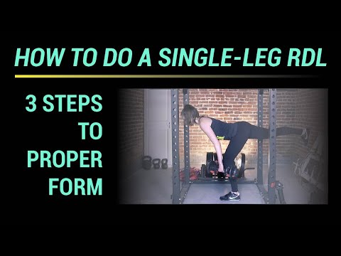 Single-Leg RDL: How To (3 steps to proper form)