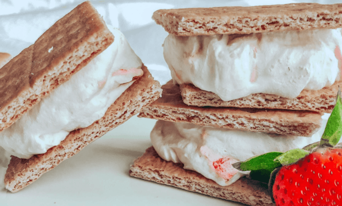 frozen yogurt sandwiches