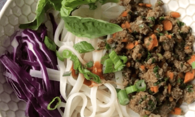 high protein noodle bowl recipe