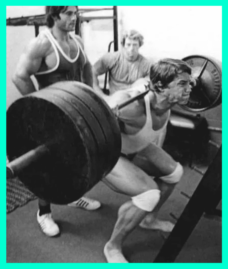 arnold schwarzenegger squatting