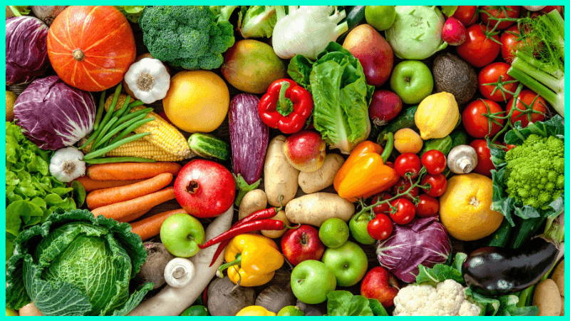 fruits and vegetables